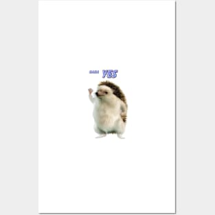 haha yes hedgehog but better Posters and Art